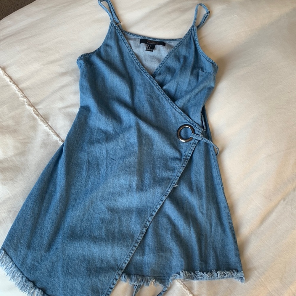 Jean Wrap Dress